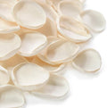 Floroom 500pcs Rose Petals Cream Faux Silk Flower Petals for Wedding Flower Girl Basket Aisle Scatter Dinner Table Centerpieces Party Confetti Bridal Shower Romantic Night Decoration