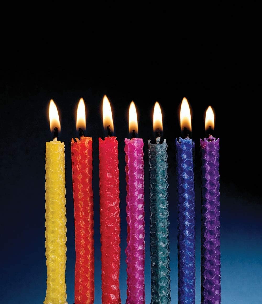 Honeycomb Beeswax Chanukah Candles
