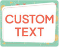Custom Sign, Custom Street Sign, 11 Font Colors, 13 Font Styles, 4 Hole Options, 22 Sizes, 24x30 Inches, Rust Free DiBound, Fade Resistant, Made in USA by My Sign Center (Mid-Century Modern 2)