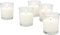 Stonebriar 12 Hour Long Burning Unscented Wax Filled Votive Holders, 48 Pack, White
