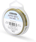 Artistic Wire, 20 Gauge Tarnish Resistant Colored Copper Craft Wire, Olive, 15 yd