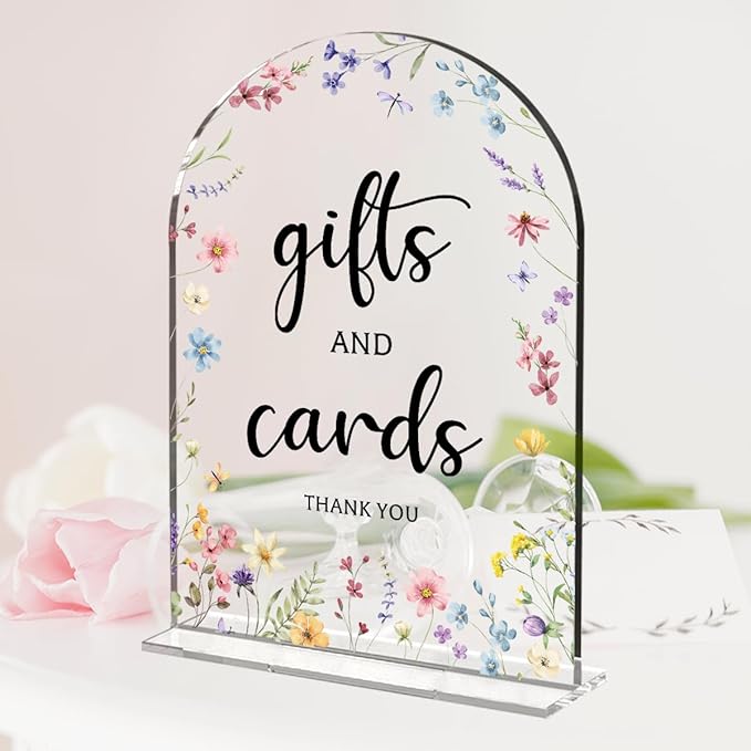 6 Pcs Wedding Decor, Ceremony Sign, Wedding Sign for Reception & Event Party,Bridal Shower Decorations, Wedding Table Decor Accessories for Anniversary And Event 5x7 Inch
