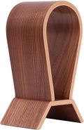 Wood Headphone Stand for Desk - Headset Holder Cute Gaming Wooden Headphones Hanger Hook Rack Base Storage Head Phone Accessories