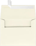 LUXPaper A7 Invitation Envelopes | Peel & Press | 5 1/4" x 7 1/4" | Natural Linen | 80lb. Text | 500 Qty