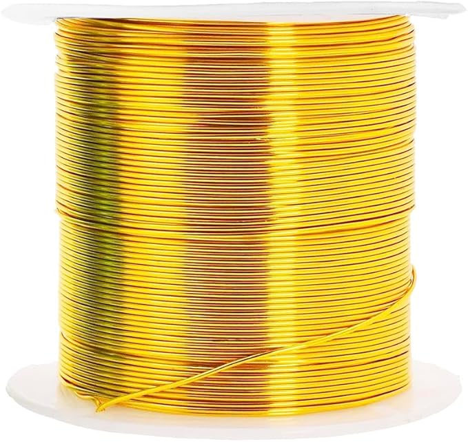 Mandala Crafts 18 Gauge Anodized Aluminum Craft Wire for Jewelry Making - 400 FT Colored Flexible Pastel Wire - Bendable for Bonsai Armature Crafting Sculpting