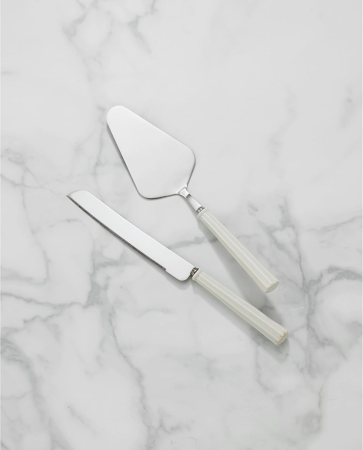 Lenox French Perle Scallop Silverware Cake Dessert Set, 2-Piece, Flatware