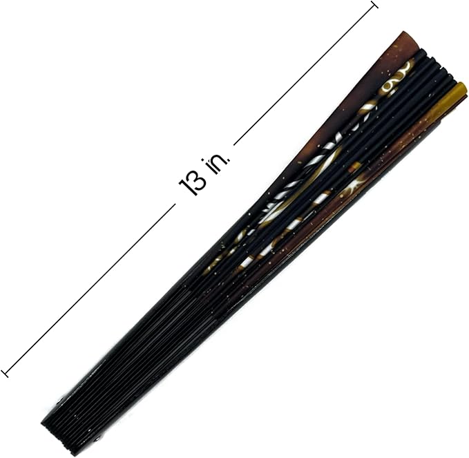 DeFlare | Cosmic Zodiac Rave Fan | Zodiac Sign Hand Fan | Astrology Rave Fan | Hand Fan | Large Rave Fan | Large Clacking Fan