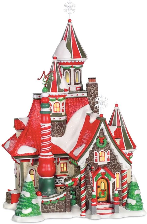 department 56 north pole village palace lit building, main product view