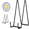Decolore 3 Pack 12 Inch Black Picture Stands Plate Stands for Display Large Book Stands Table Top Easels for Picture, Decorative Plate, Book, Frame, Plaque