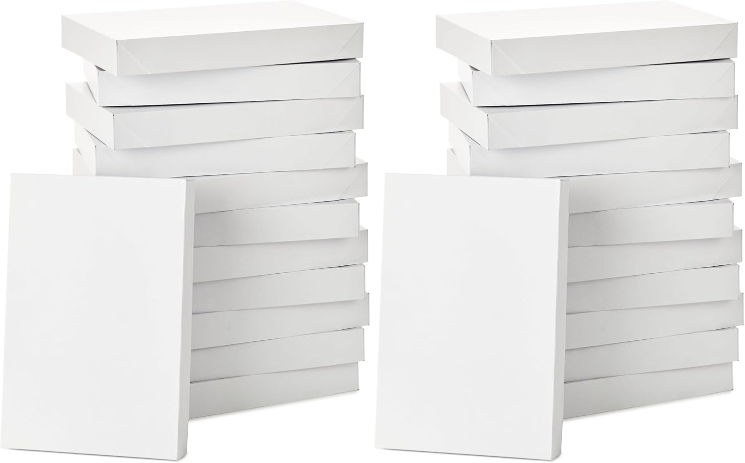 Hallmark 17" XL Gift Boxes with Lids (12 White Robe Boxes, White) for Birthdays, Graduations, Christmas, Weddings, Bridal Showers, (Pack of 2)