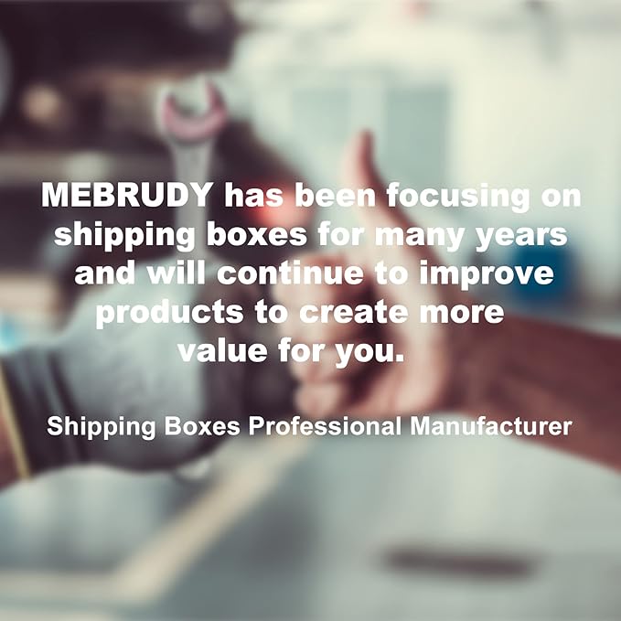 MEBRUDY 6x4x3 Inches Shipping Boxes Pack of 50, Small Corrugated Cardboard Box for Mailing Packing Literature Mailer