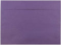 JAM PAPER 9 x 12 Booklet Premium Envelopes - Dark Purple - Bulk 250/Box
