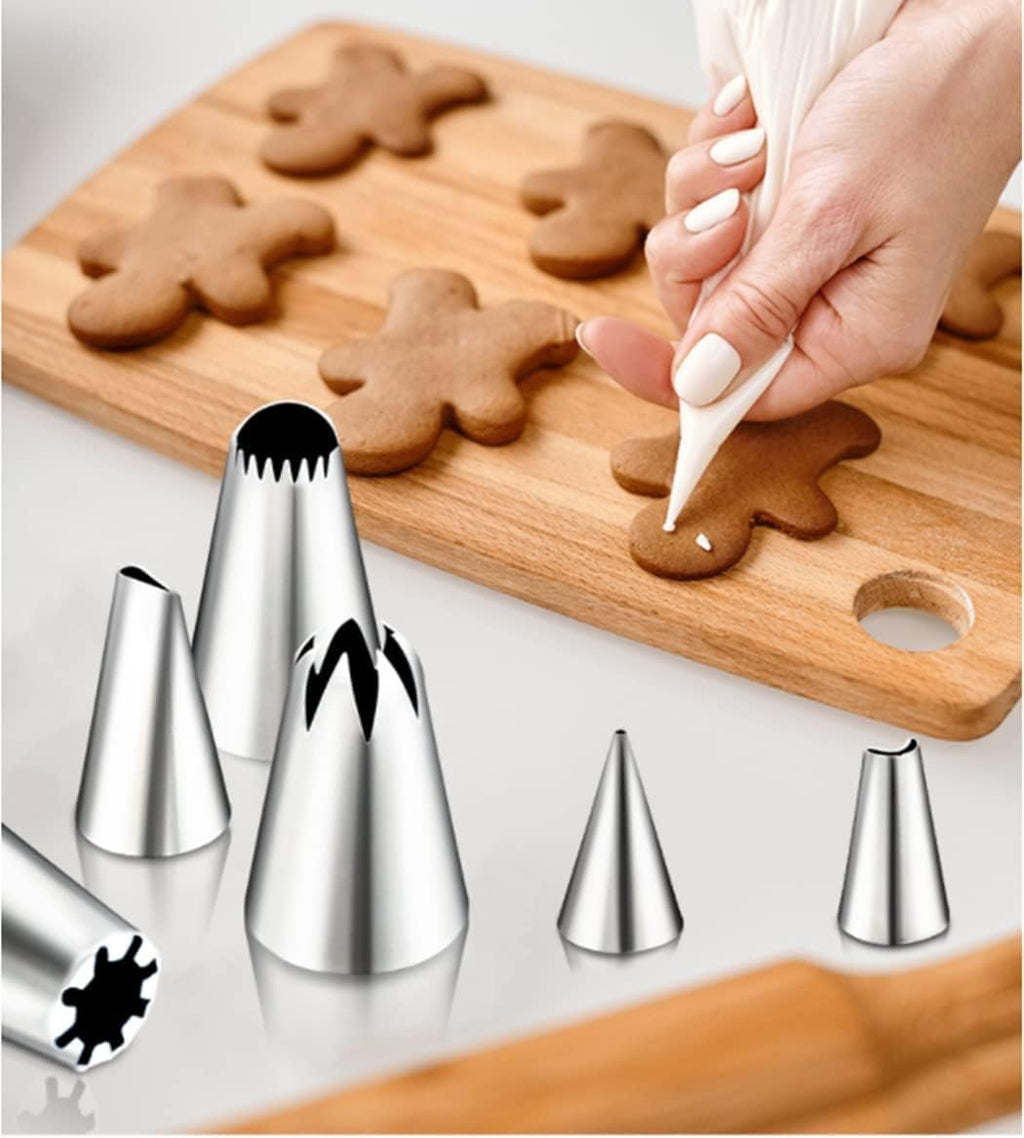 Cake Decorating Kit,Piping Bags and Tips Set,Cake Decorating Supplies,Frosting Piping Kit,Cake Baking Supplies for Beginners (66PCS)