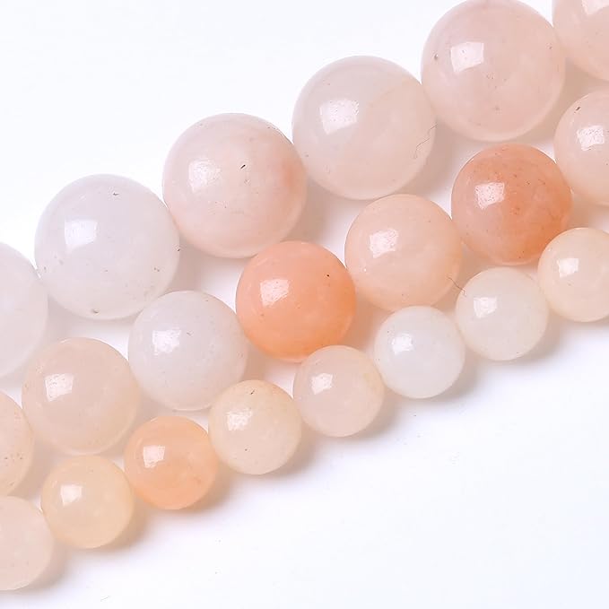 Streamer Powder Stone Beads for Jewelry Making DIY Craft Gemstone Beads Kit (6mm, 60pcs) Cosmic Crystal Pebbles for Bracelets, Necklaces, Home Decor