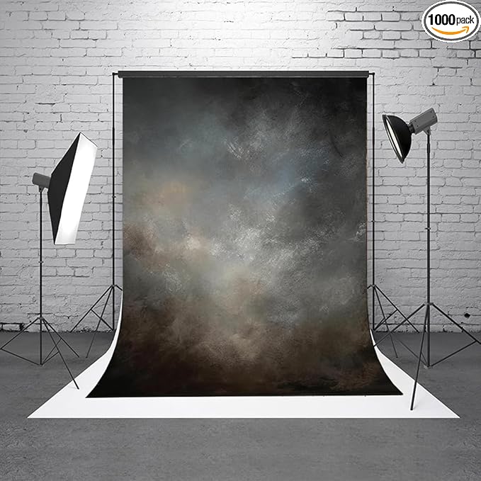 10x10ft Fabric Abstract Backdrop for Photography Vintage Portrait Old Master Background for Studio Prop