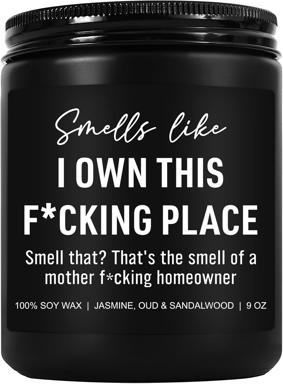 Younift Funny Scented Candle, House Warming Gifts New Home, Housewarming Gifts for Women, Men, Couple, New Homeowner - First Apartment Essentials - Closing Presents for Home Buyers - 9 oz