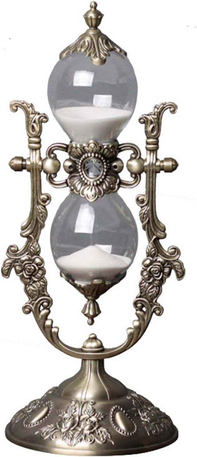 Hourglass Timer, 15 Minutes Embossed Golden Hourglass Timer,Used for Vintage ...