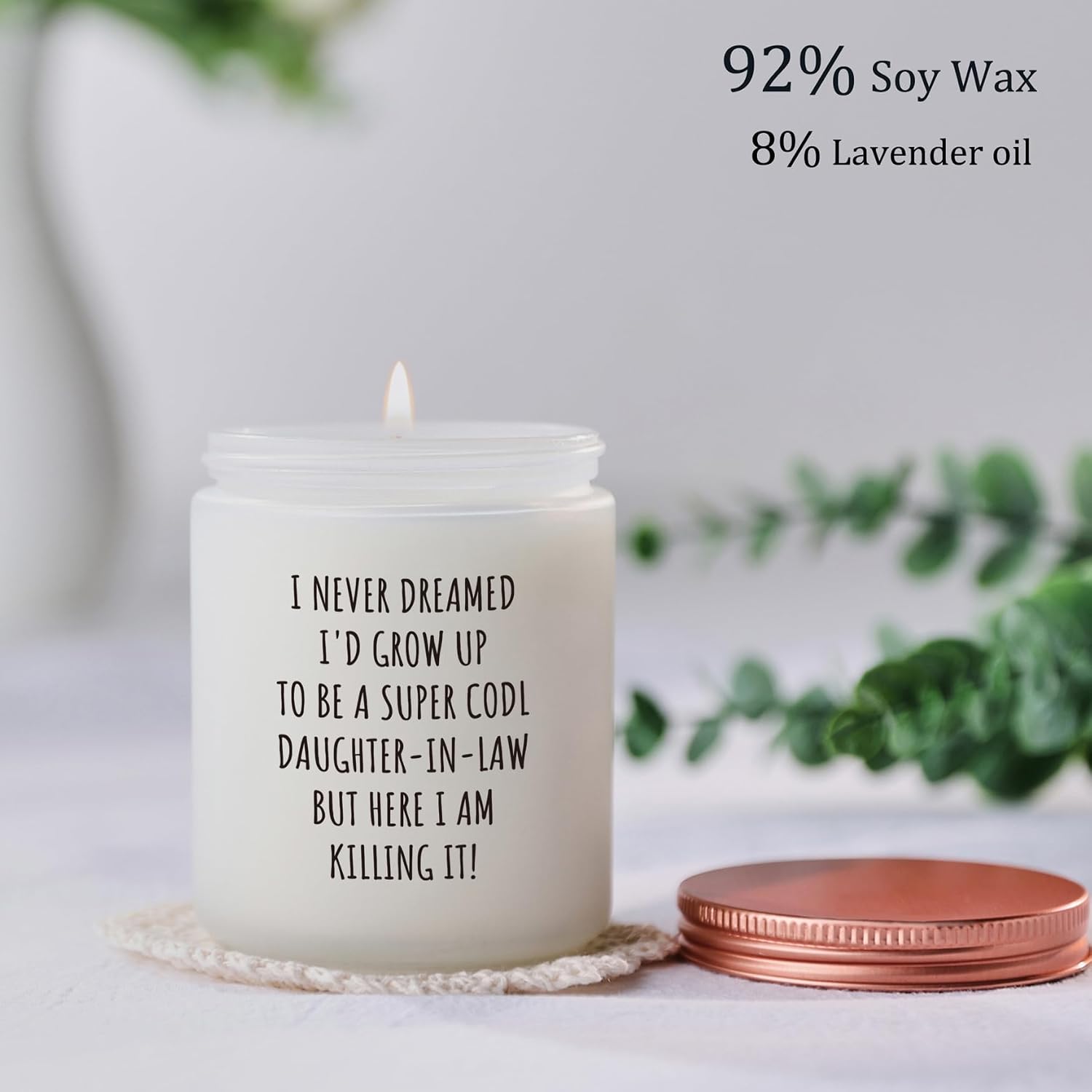 Funny Daughter in Law Gifts from Mother-in-Law, Adult DIL Wife Birthday Mothers Day Christmas Wedding Presents