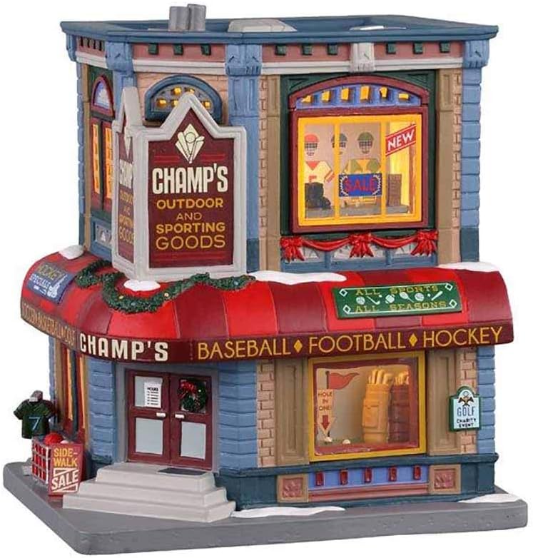 lemax village collection champ's sporting goods #05652, main product view