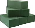 KIMOBER Wet Floral Foam Bricks,Large 9''Lx4''Wx3''H Green Foam Blocks for Flower Arrangement, Wedding,Party Decoration, Pack of 6