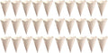 jojofuny 40 Pcs Rose Petals Party Confetti Cone Holder Candy Cone Bags Confetti Cone Stand Paper Petal Cones Wedding Party Favors Confetti Cones Cone Holder Stand Conical White Delicatessen