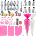 Cake Decorating Kit,Piping Bags and Tips Set,Cake Decorating Supplies,Frosting Piping Kit,Cake Baking Supplies for Beginners (66PCS)