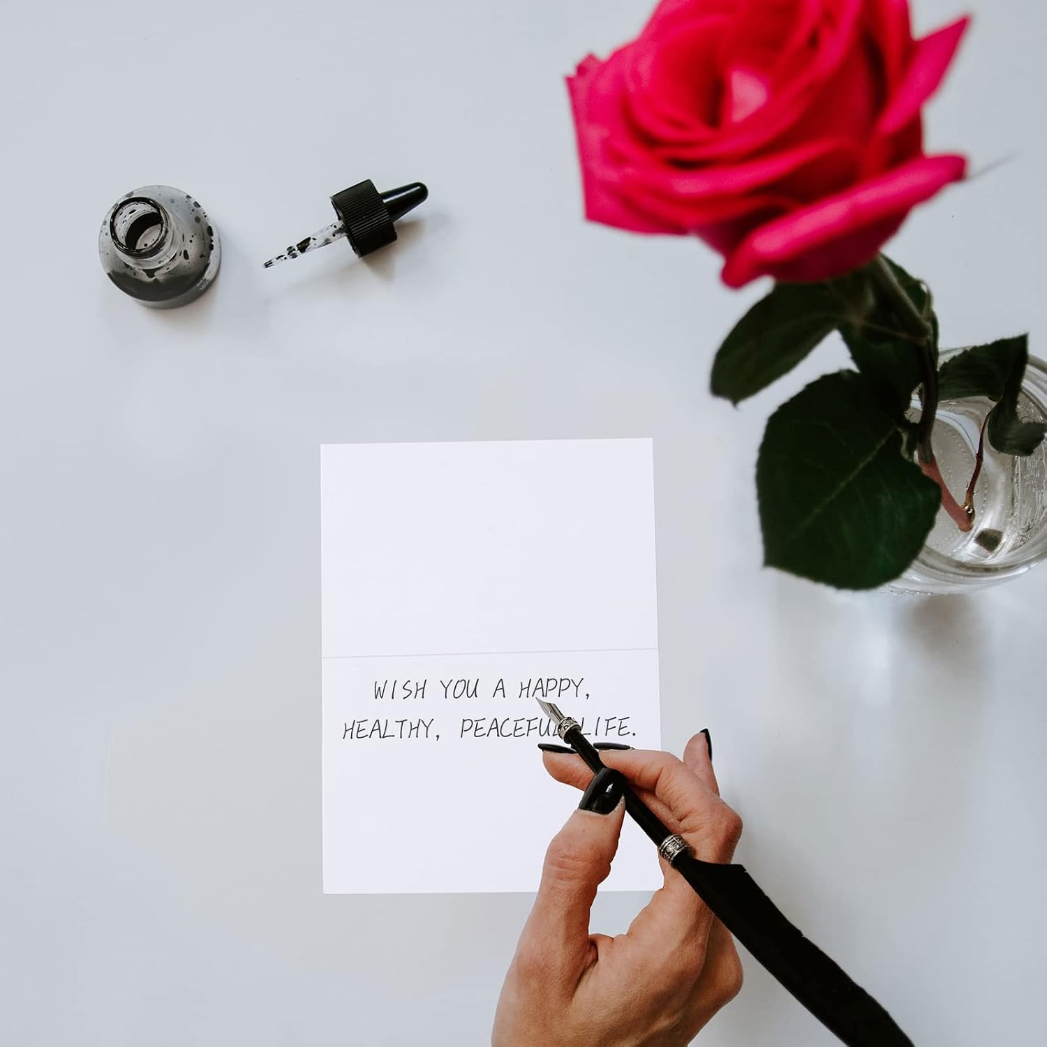 Place Cards for Table Setting, 50 Pcs Blank Tent Cards - 3.7x2.48 In | White Table Name Cards Food Labels for Party Buffet, Wedding, Dinner, Premium 300 gsm Thick Paper