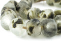jumbo recycled glass beads, 21–25mm – african sea, main product view