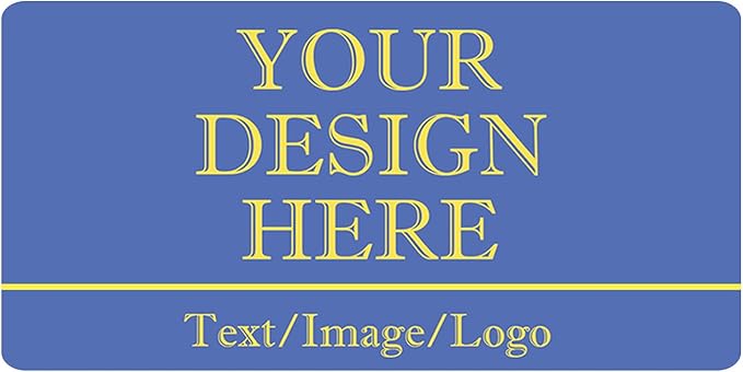 Custom Stickers 70-1000 Personalized Labels for Birthday Party Wedding, Customized Stickers for Business Logo(2-Rectangle)