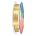0.5 mm/24 Gauge Copper Wire for Jewelry Making, 20.3FT Copper Beading Craft Wire for Jewelry/Weaving/DIY Crafting/Planting, Color-Retaining [6.2M, KC-Gold]