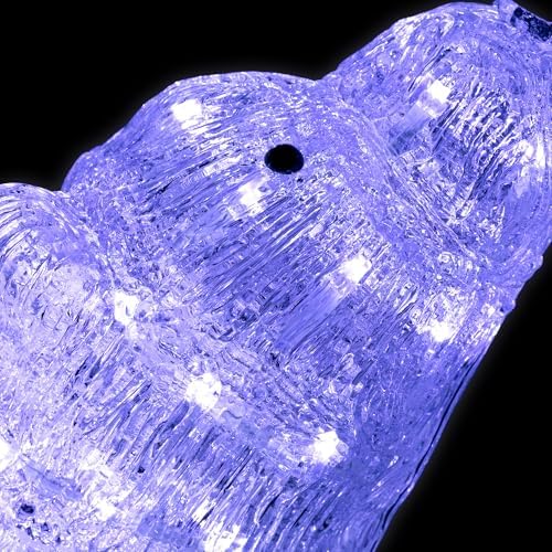 northlight 18.5" led lighted commercial grade acrylic polar, side view
