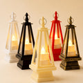 12 Pack Mini Decorative Candle Lanterns, 6.3 Inch Tabletop Hanging Lanterns with Warm Candle-Style Glow for Wedding Centerpieces, Party Favors, Holiday Home Decor