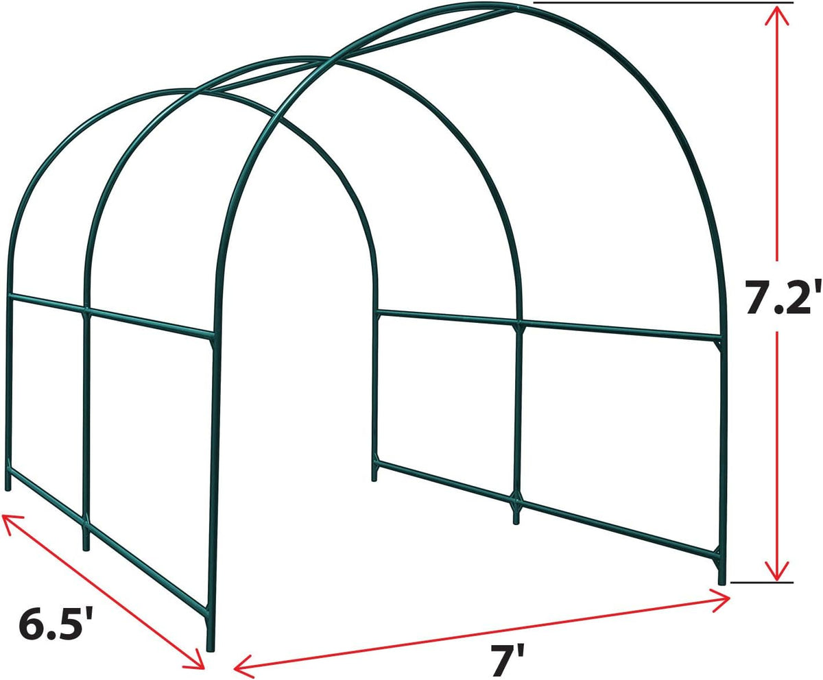 YardGrow Large Garden Support Arch Pergola Frame( 6.5 x 7 x 7.2ft)