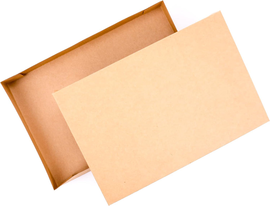 Hallmark Medium Gift Boxes with Lids (5 Shirt Boxes, Kraft) for Birthdays, Graduations, Christmas, Weddings, Bridal Showers,(Pack of 2)
