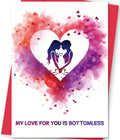 Romantic Valentines Day Card for Lesbian Wife, Same-Sex Couple Gift for Her from Wife