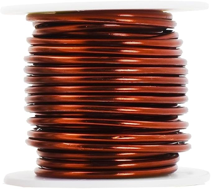 Mandala Crafts 8 Gauge Anodized Aluminum Craft Wire for Jewelry Making - 128 FT Colored Flexible Neutral Wire - Bendable for Bonsai Armature Crafting Sculpting