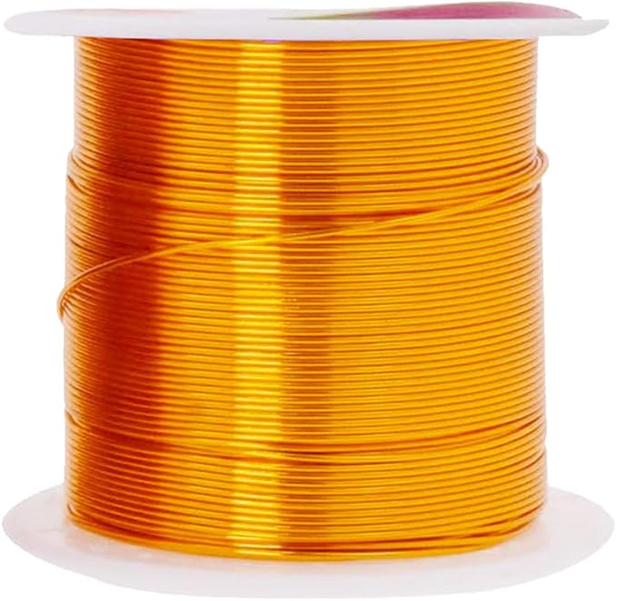 Mandala Crafts 22 Gauge Anodized Aluminum Craft Wire for Jewelry Making - 450 FT Colored Flexible Silver Black Gold Purple Red Kelly Green Wire - Bendable for Bonsai Armature Crafting Sculpting