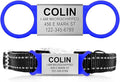 Custom Personalized Dog & Cat ID Tags - Engraved Dog Name, Silent Slide On - Small, Medium, Large Sizes