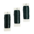 Green Floral Wire 3 Pack 114 Yards 22 Gauge Flexible Paddle Craft Wire for Wreath Making, Christmas Tree, Floral Arrangements and DIY Crafts