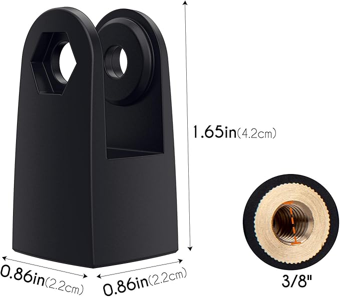 SUNMON Mic Stand Adapter for 3/8" HyperX QuadCast Boom Arm