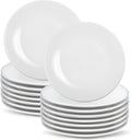 porcelain dessert plates,6 inch white appetizer plates,round small, main product view