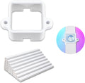 Light Clips for Govee Outdoor Lights H805, Mounting Brackets for Govee (Non-Pro Version H705) Outdoor LED Lights, Install Firmly, Replace 3M Glue (72, Light Clips Track)