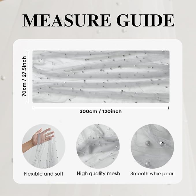 Artoid Mode Pearl Grey Gauze Table Runner 120 Inch 10FT, Seasonal Sheer Dining Holiday Wedding Birthday Baby Shower Table Decor for Home Party