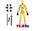 t13 action figure assembly completed,large 11.8-inch 3d printed, main product view