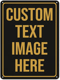 Custom Signs Outdoor Metal Sign Custom Sign Personalized Metal Signs Make Your Own Sign Add Text Logo Photo For Office Business Workplace Home Bar Indoor Outdoor Use 8"x6"