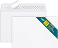 6x9 Open-Side Envelopes - 15 Pack - White, Self-Seal, Peel & Seal Closure - 28 lb Paper - Plain - Business & Personal Use