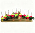 retro bubble light centerpiece with 9 bubble lights, main product view