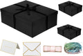yinuoyoujia 3 pack large black gift box with, main product view