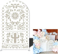 Mexico Theme Arch Stand Covers Fiesta Wedding Party Elastic Fabric Background Birthday Baptismx Baby Shower Decor Props (100x200cm(W40''H78''),G-3742)