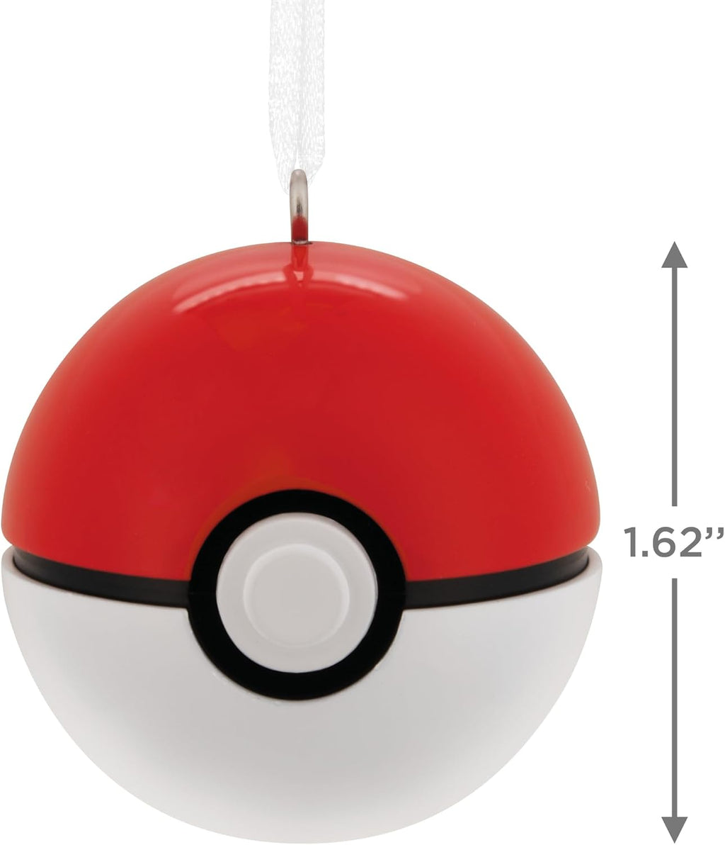 Hallmark Pokémon Poké Ball Christmas Ornament, Metal